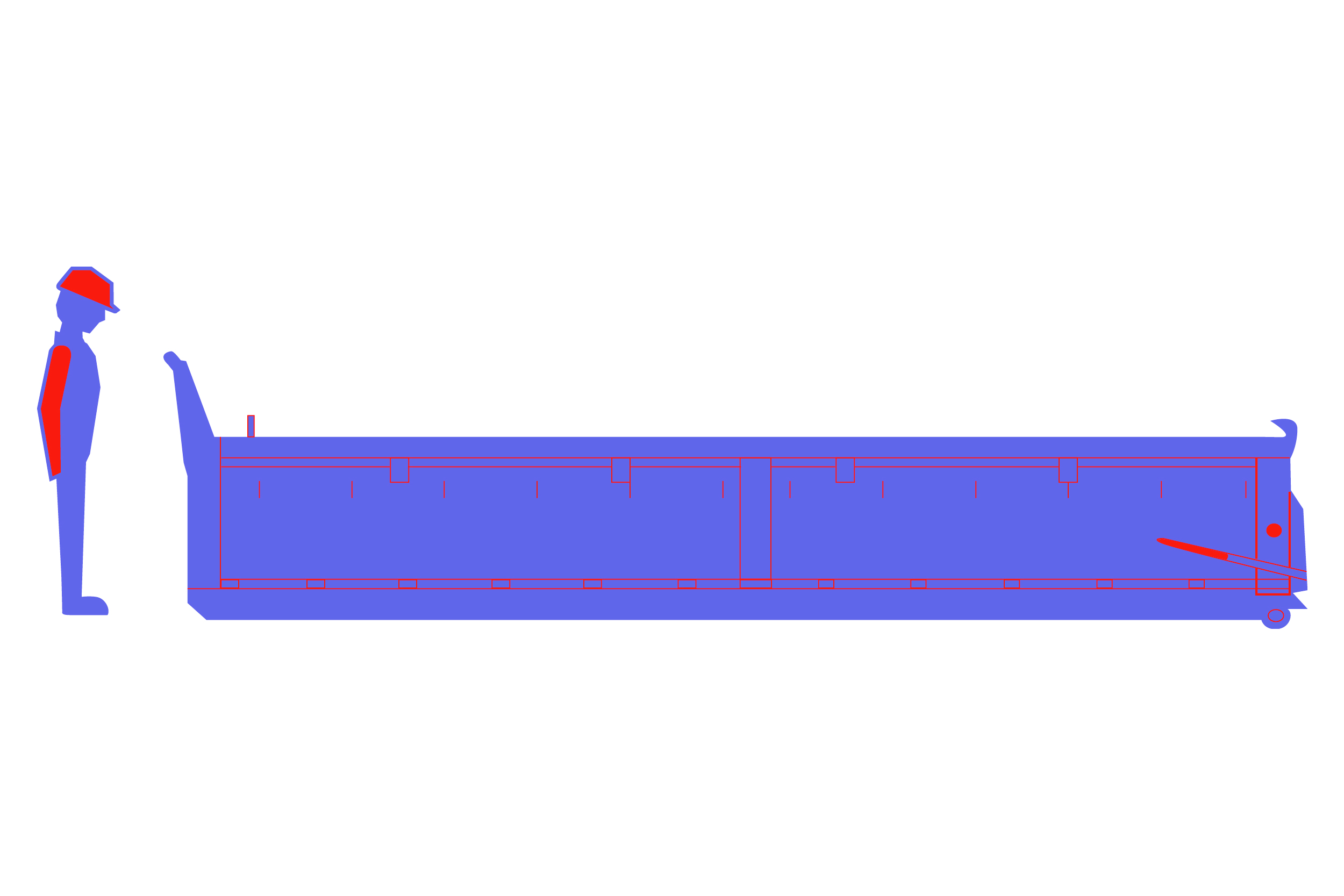 Abrollmulde 20m³